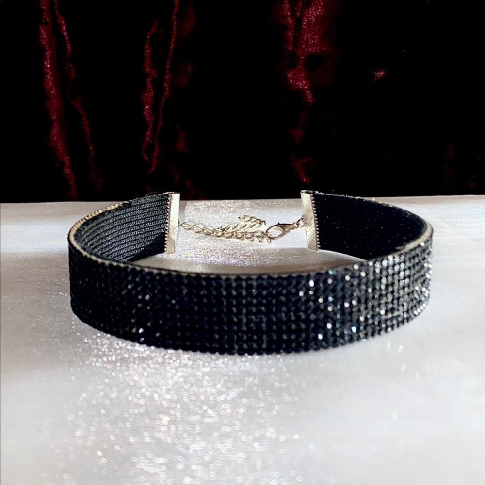 Black Bling Choker 🖤 - Picture 6 of 6